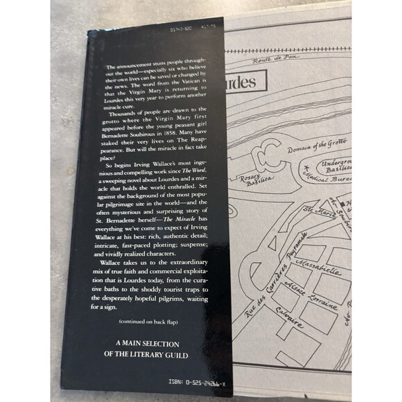 Irving Wallace - The Miracle - 1st Edition 1st Printing - Hardcover 1984 VTG - Picture 4 of 6